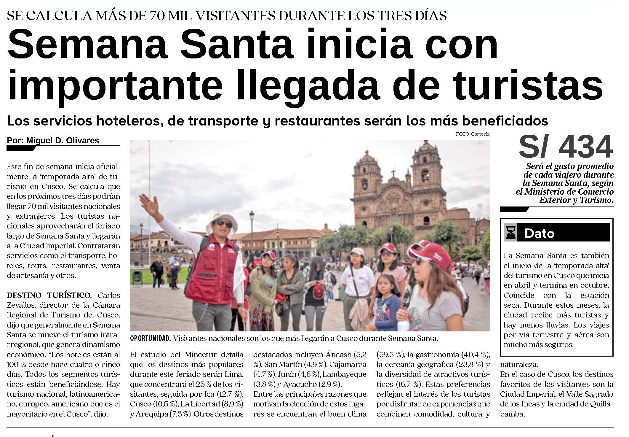 SE RECIBIRÁN 1,8 MILLONES DE VISITANTES, CON UN IMPACTO DE USD 212 MILLONES