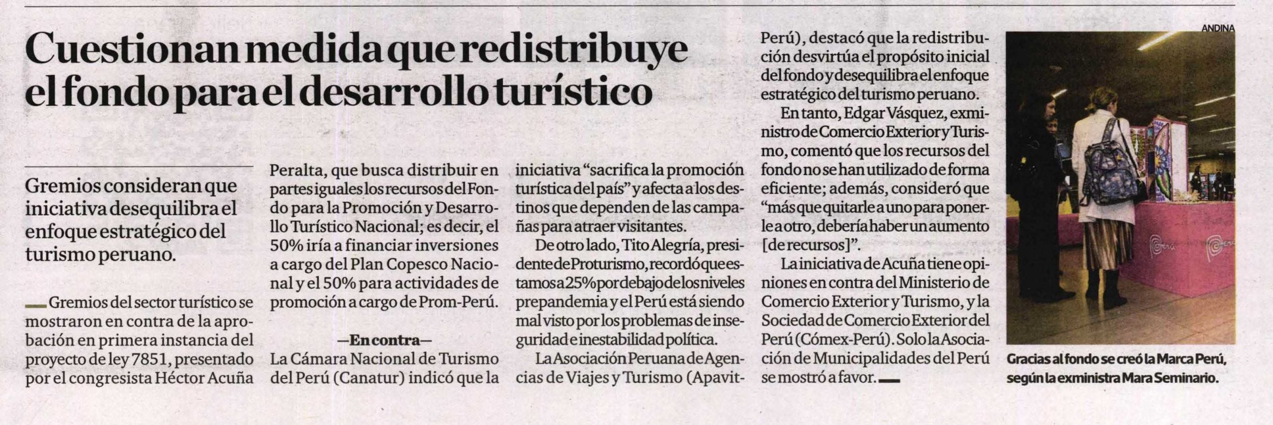 CAMBIAN IMPUESTO PARA PROMOVER TURISMO