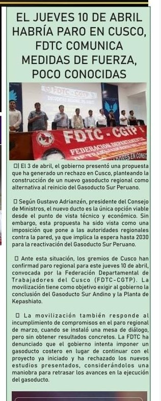 PROTESTA NO TIENE GARANTÍAS HASTA AHORA
